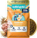 Solid Gold Indoor Chicken Dry Cat Food High Fiber, Adult & Senior Cats 12LB