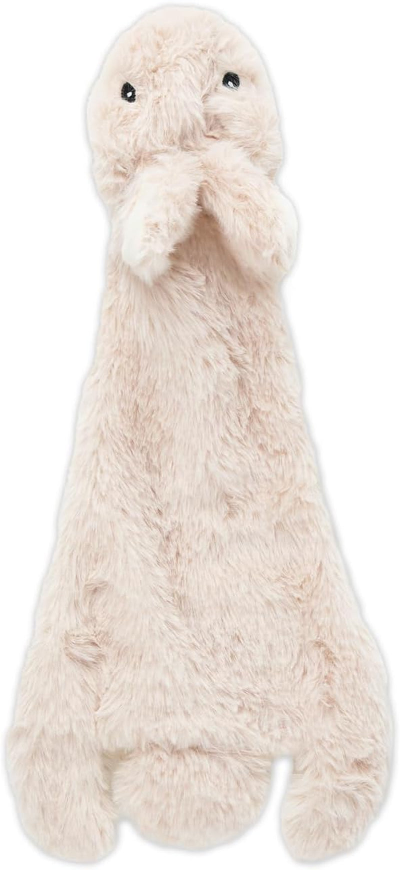 Medium 2-In-1 Stuffless Squeaky Dog Toy - Hare Design