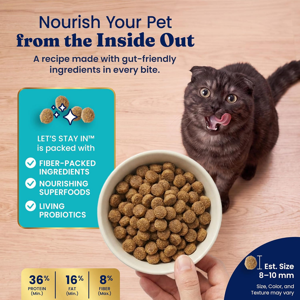 Solid Gold Indoor Chicken Dry Cat Food High Fiber, Adult & Senior Cats 12LB